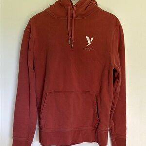 American Eagle Outfitters Men's Red Hoodie